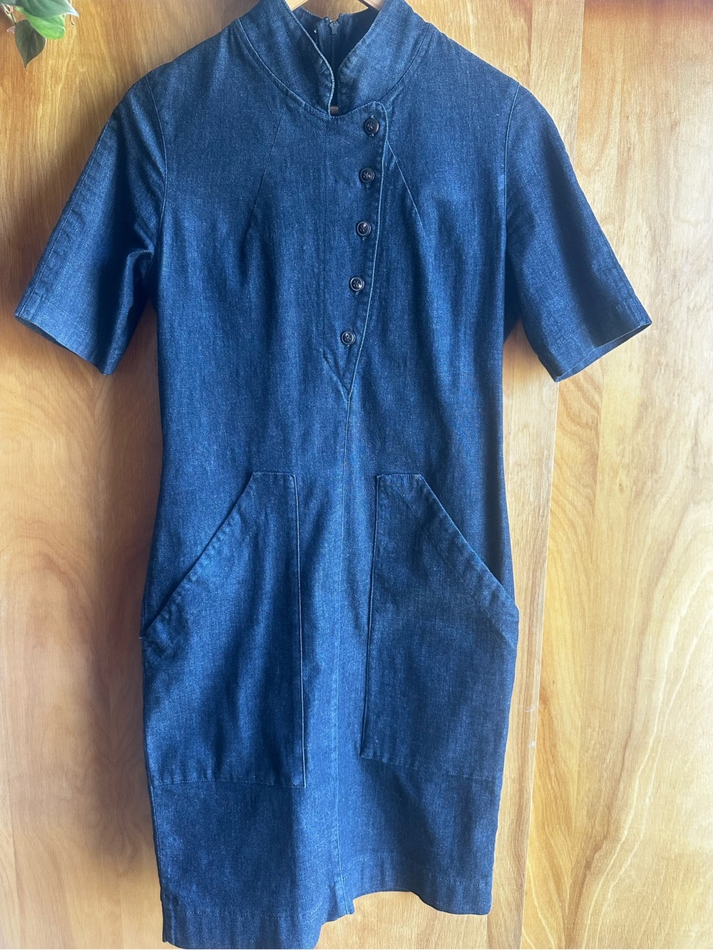 Prairie Underground Revel Stretch Black Denim Dress (M)